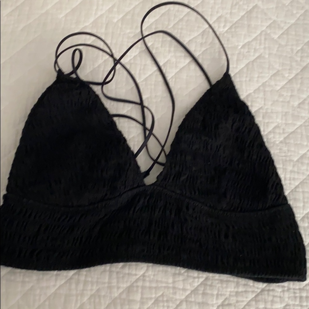 Black bralette
